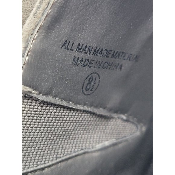 Bumper Heels Size 8.5 Black and Gray Peep Open Toe Sling Back Womens - Picture 12 of 12